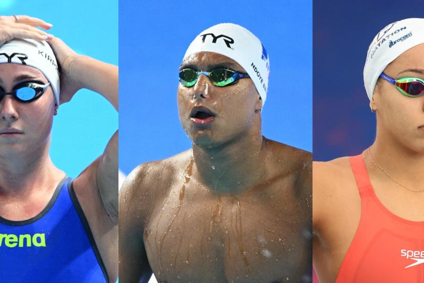 Anastasiia Kirpichnikova, Yohann Ndoye-Brouard et Mary-Ambre Moluh sont en finale des Mondiaux ce mardi. (L'Équipe)