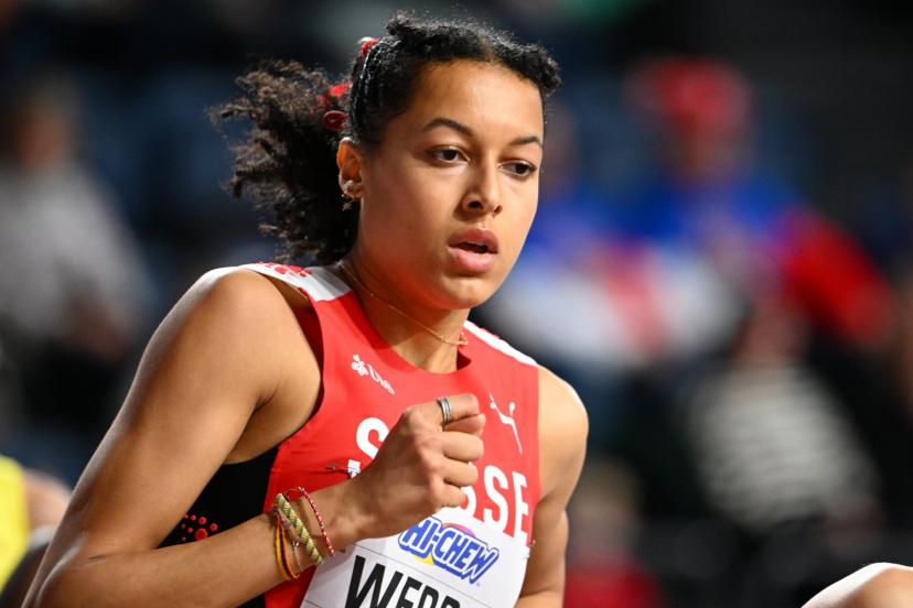 Audrey Werro a frappé un grand coup à l'approche des Mondiaux. (A. Mounic/L'Équipe)