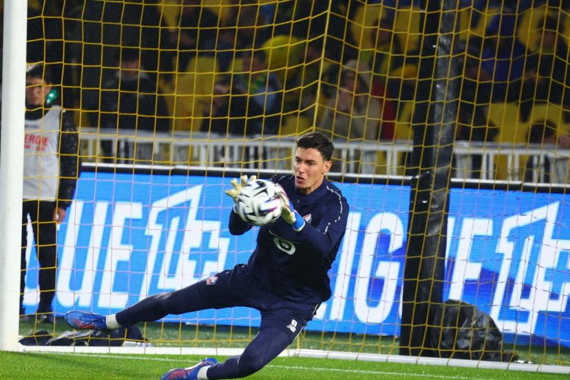 Berke Özer n'est pas sur la feuille de match à Nice. (G. Le Goff/L'Équipe)