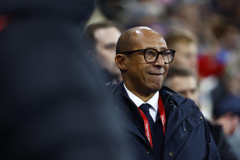 Philippe Diallo, le président de la FFF, a écrit au ministère des Sports pour sauver la tenue de la finale de la Coupe, le 23 mai au Stade de France. (E. Garnier/L'Équipe)