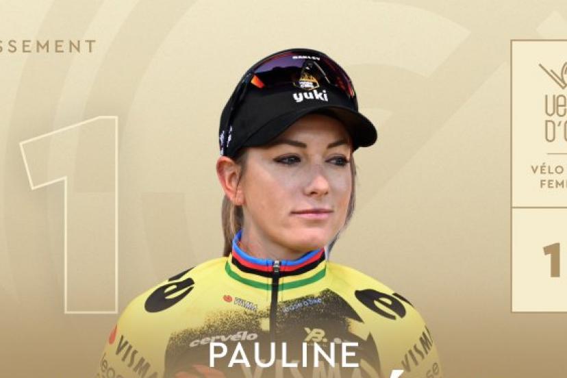 Pauline Ferrand-Prévôt fait coup double. (Vélo d'Or)