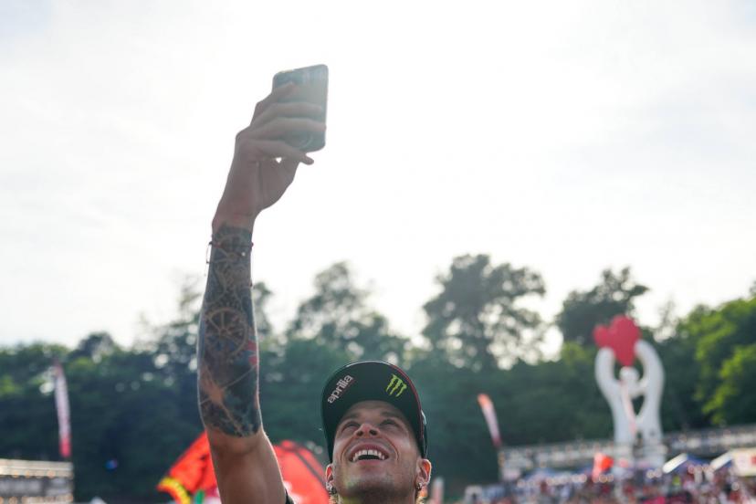 Marco Bezzecchi a gagné devant le public italien. (Motogp.com / cordon press)