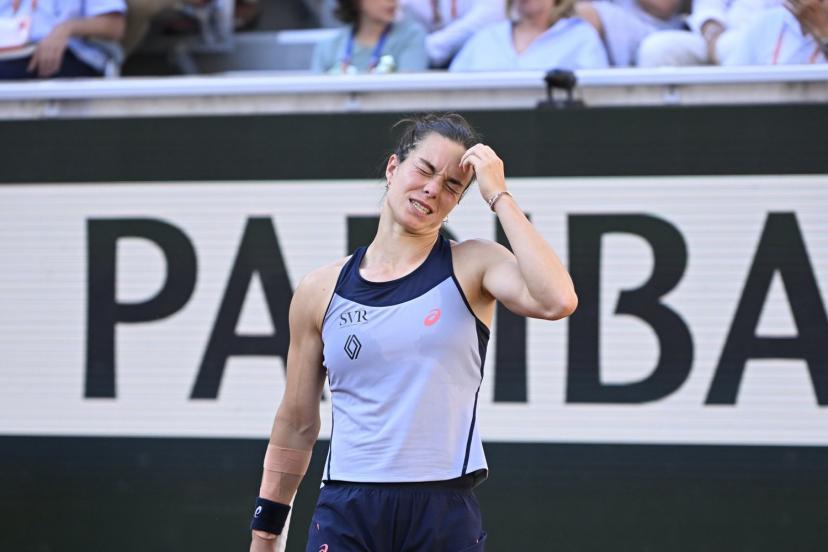 Loïs Boisson a perdu 112 places au classement WTA. (S. Mantey/L'Équipe)