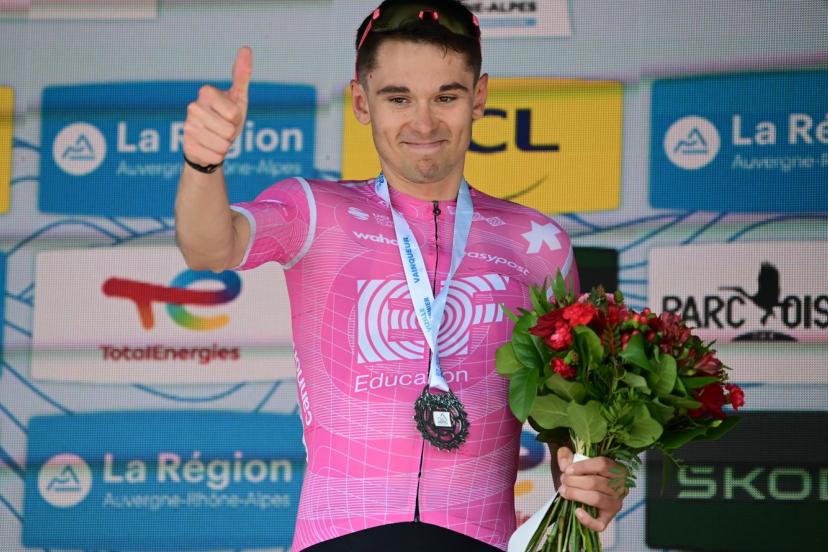 Alex Baudin a remporté la première étape du Tour Auvergne-Rhône-Alpes. (B. Papon/L'Équipe)